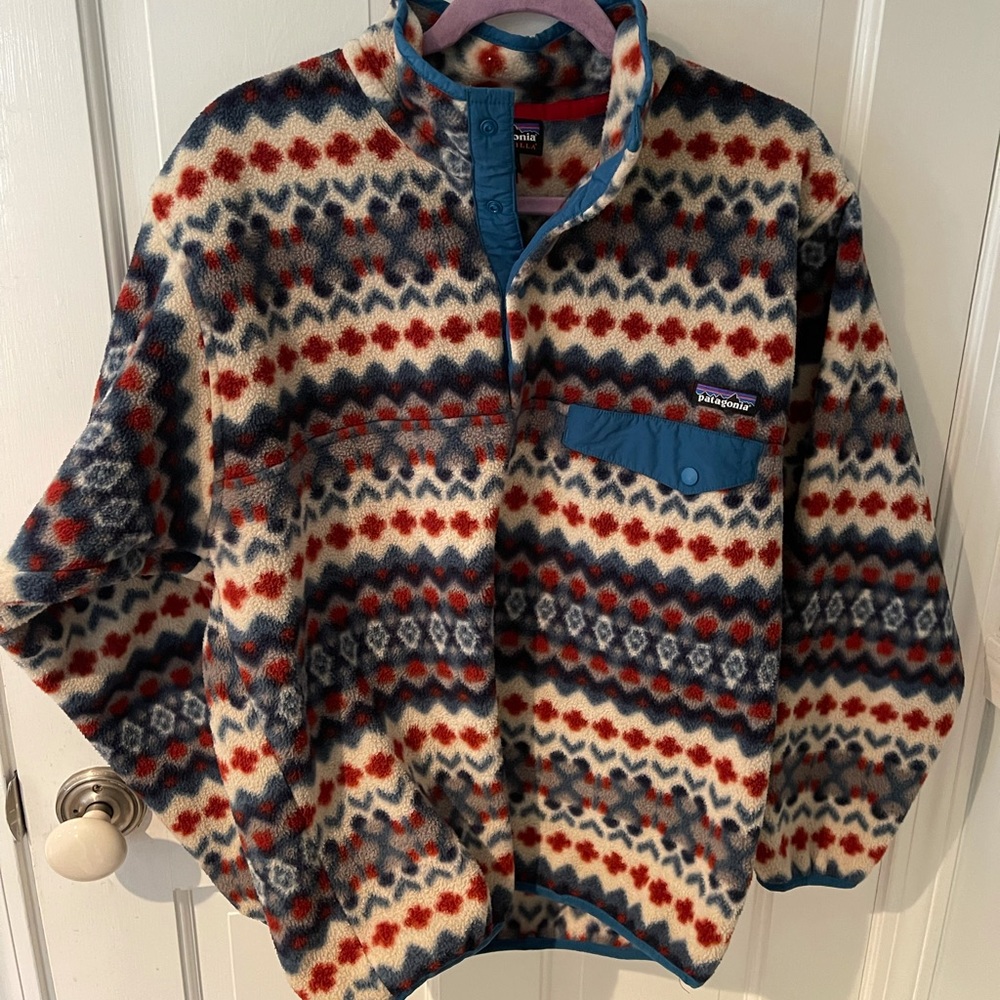 Multi-color. Size M. Patagonia Synchilla Snap Pullover.